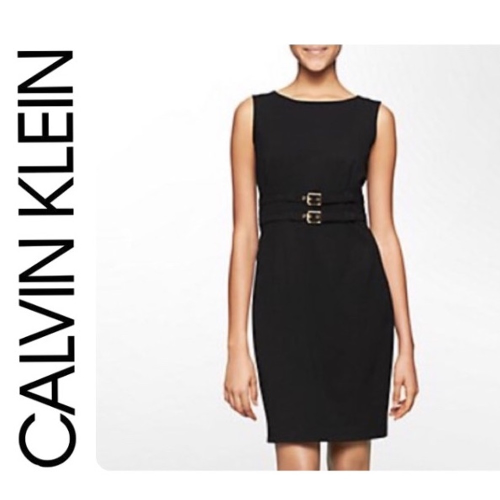 CALVIN KLEIN black dress